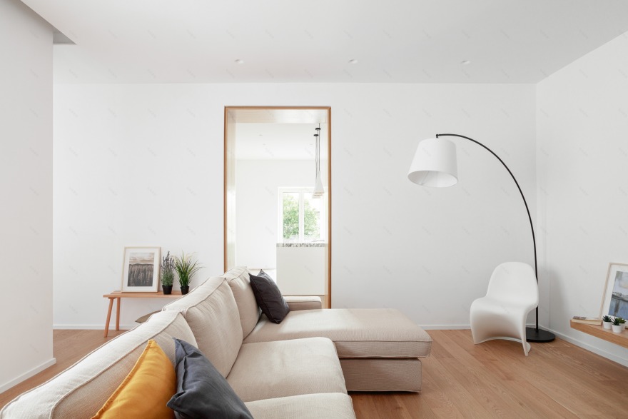 简约现代的 140 平米公寓 | 自然光与社交空间的完美融合-15