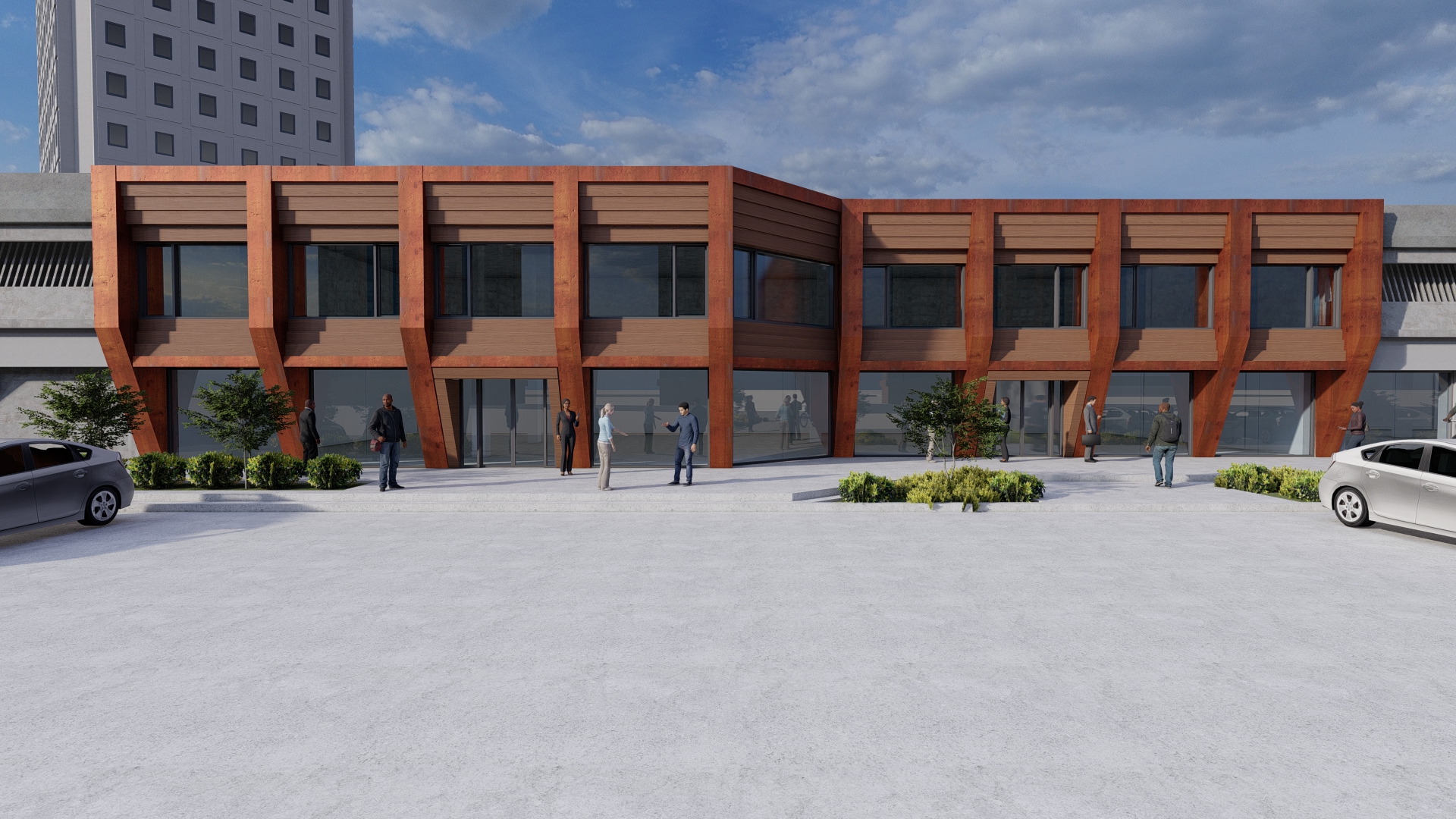 1978 年建筑翻新，打造商业适用的立面设计-0