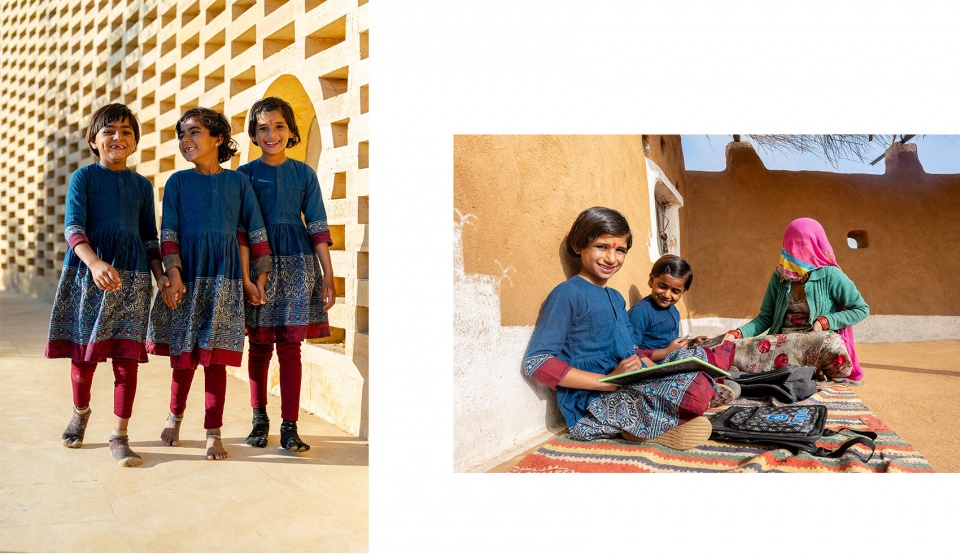 Rajkumari Ratnavatinv女子学校，印度/沙漠中的灯塔-60