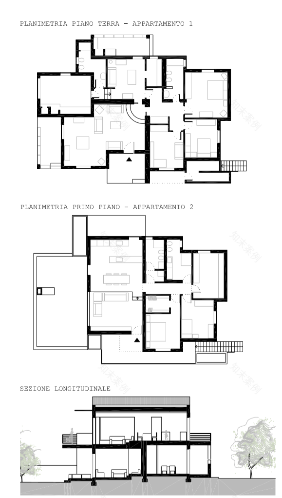 P+F 别墅 | 双层空间与自然融合的设计佳作-13