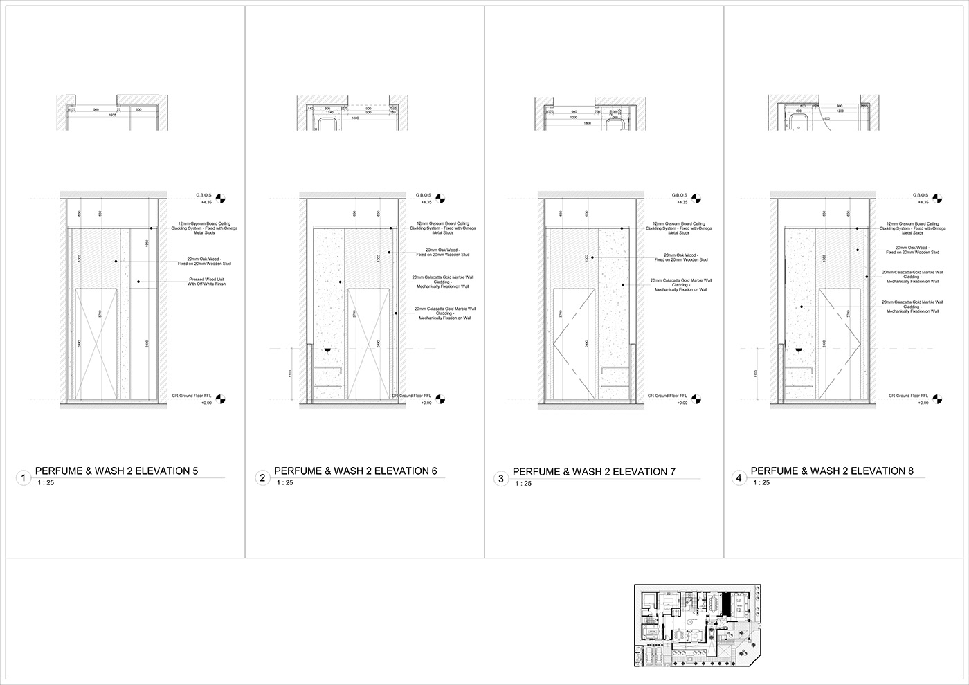 Youssef Tarek丨别墅丨Villa Interior Working Drawings-44