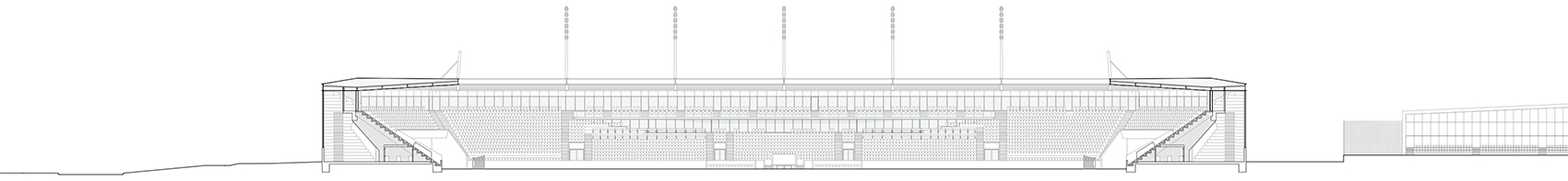 洛桑市新足球场馆，瑞士/散发宁静感的市郊体育设施-60