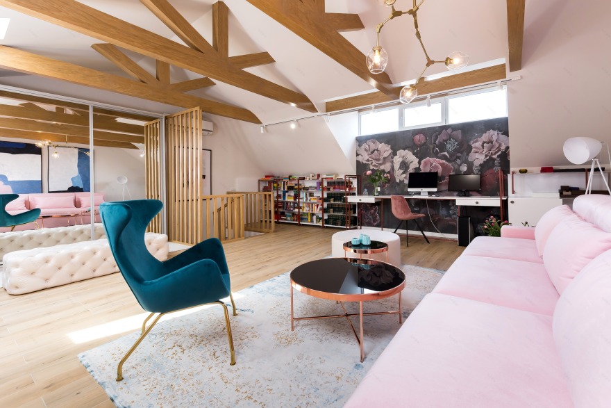 浪漫粉色逃离空间,时尚女郎的梦幻之屋-4