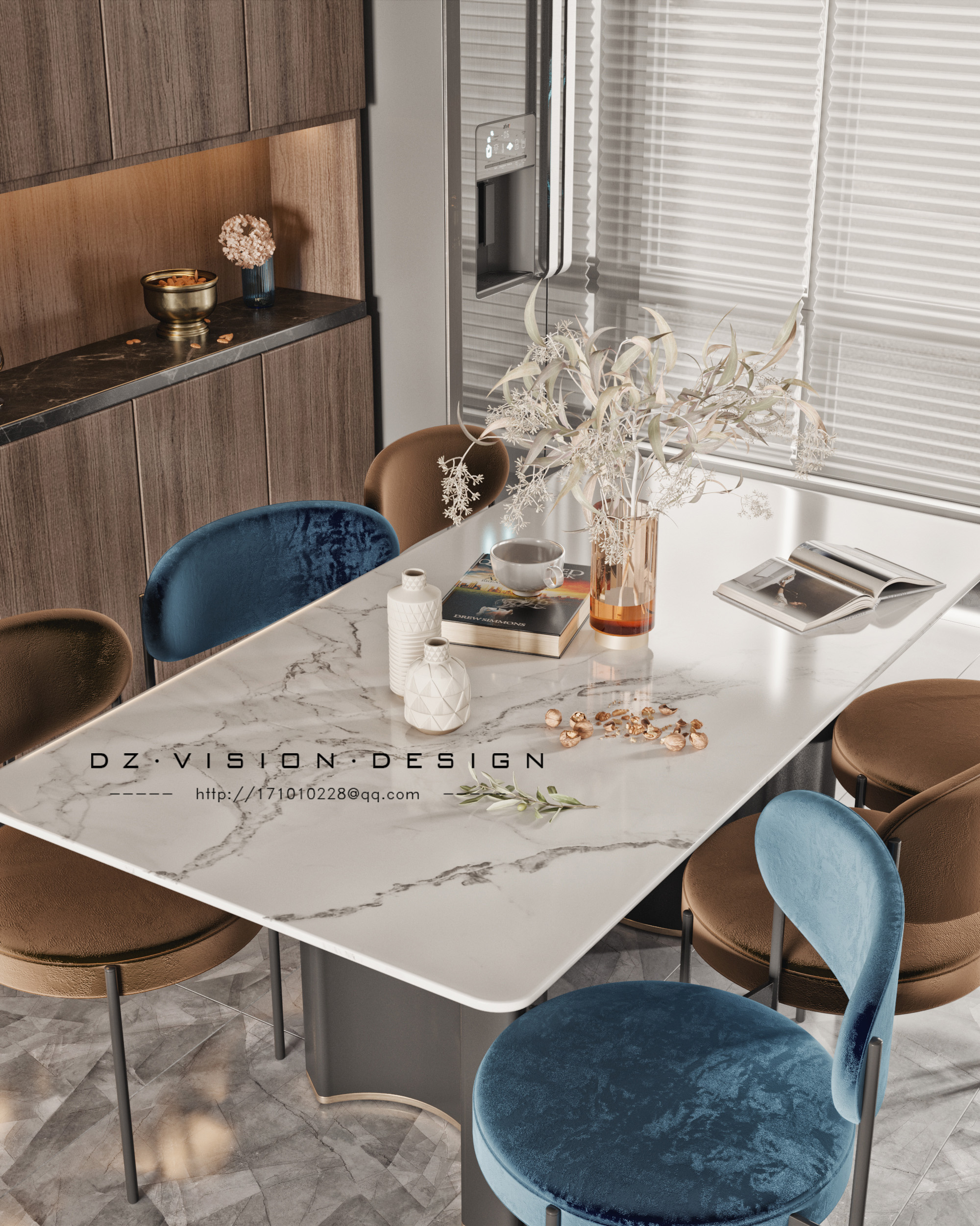 现代，客厅，餐厅，-7