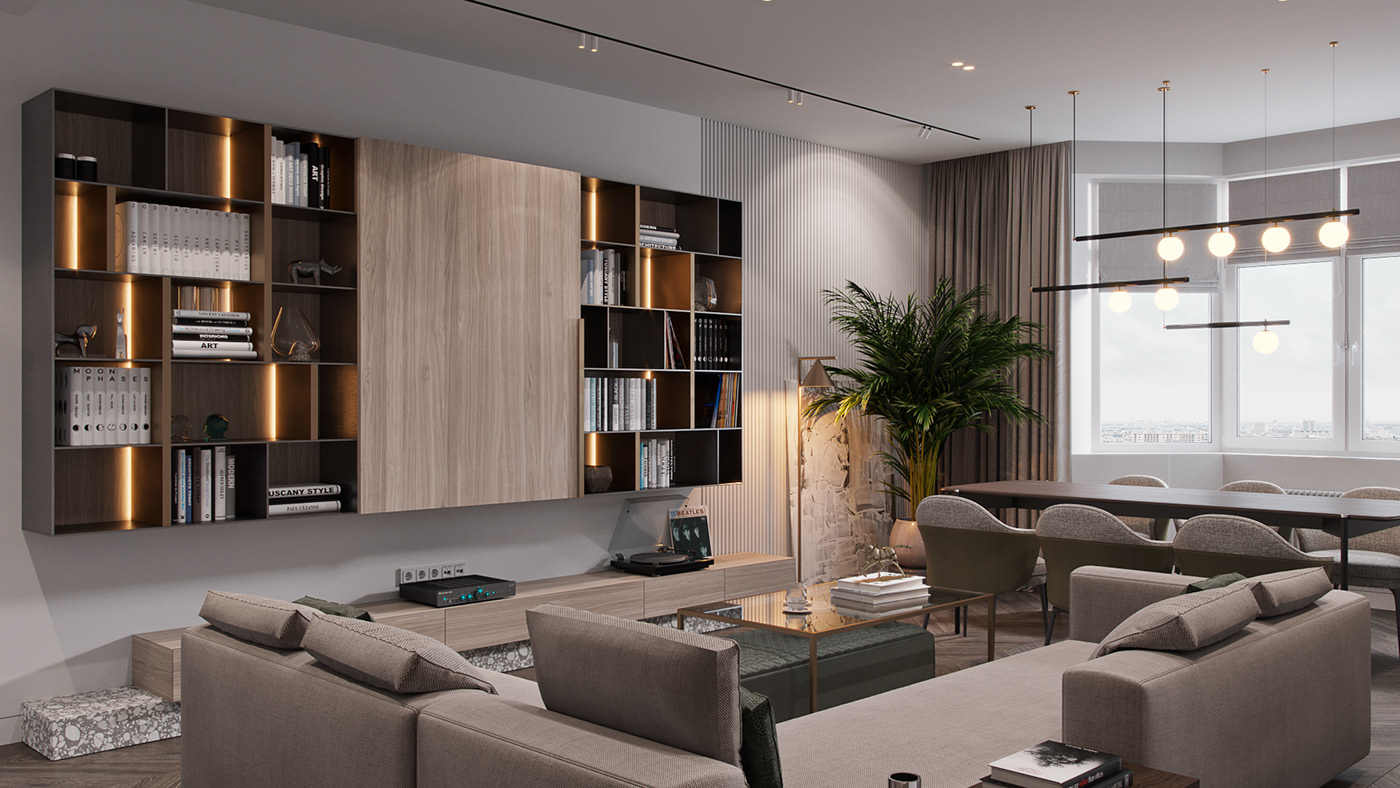 现代平层设计|俄罗斯-0