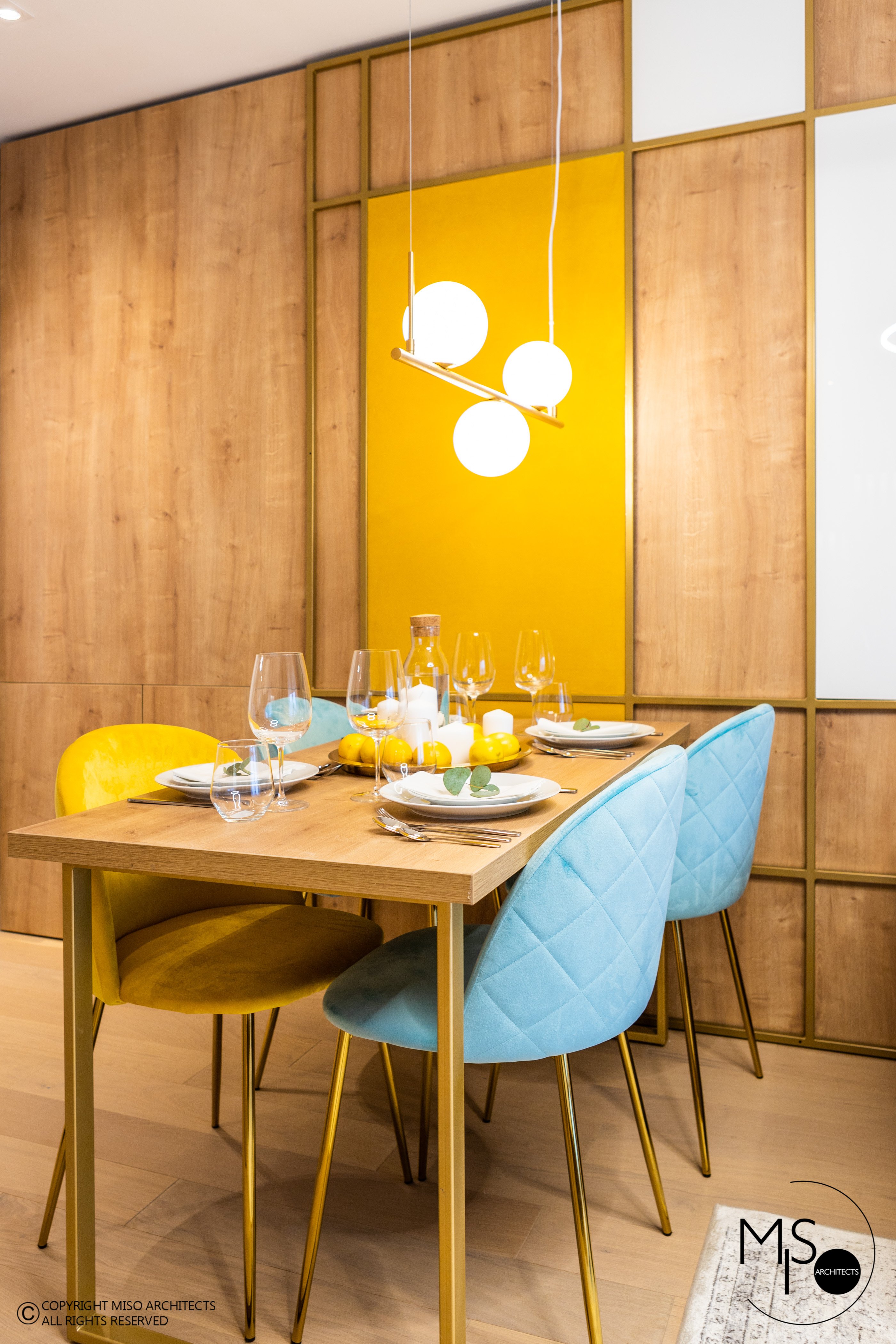 Miso Architects丨公寓丨黄色喜悦丨Yellow Delight-6