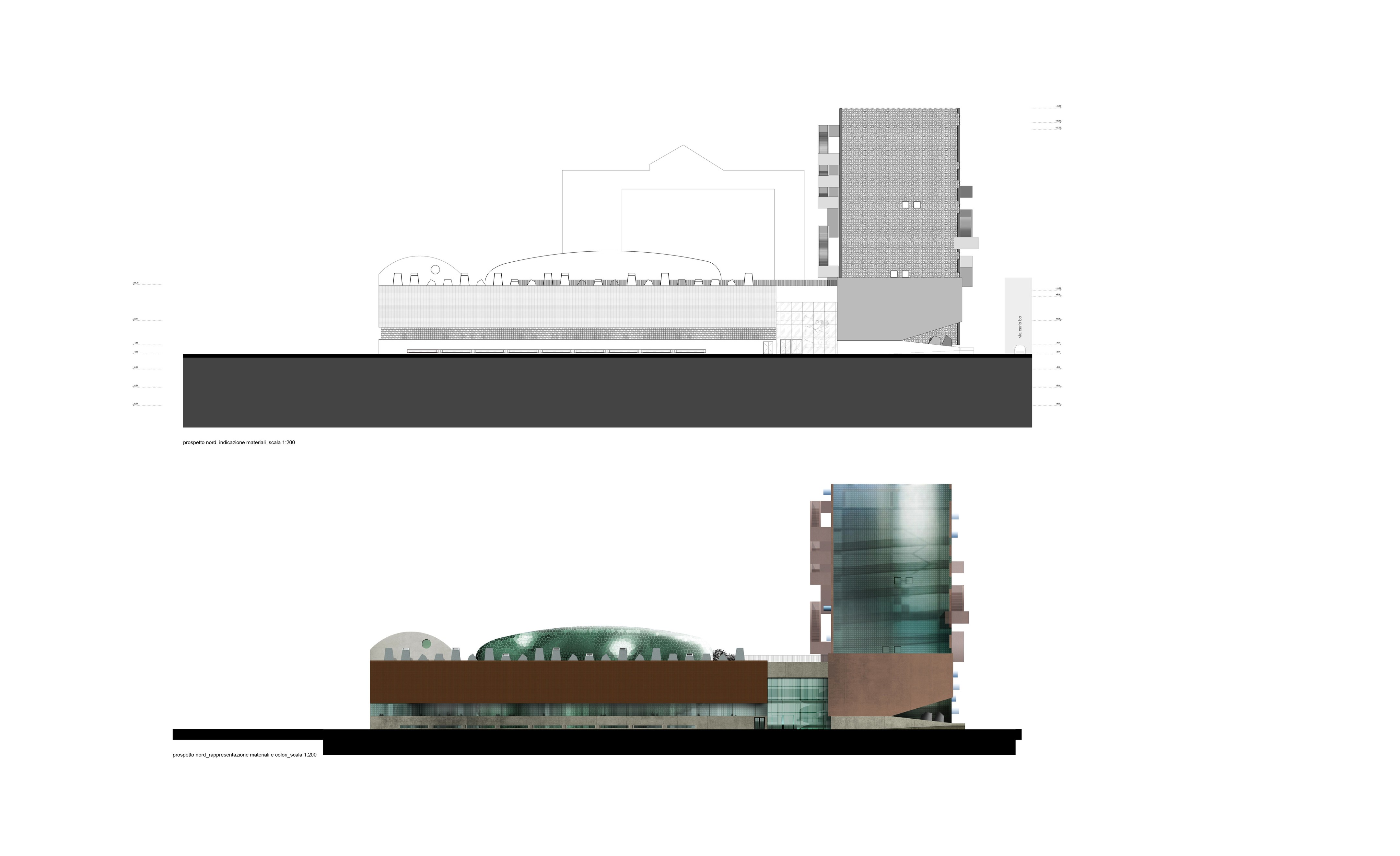 米兰郊区新建筑 | 知识传递中心的绿色 ceramic 大厅-33