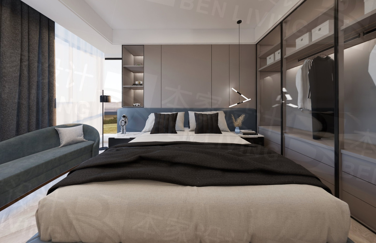 简约精致家居，三室一厅空间魔法变身-27