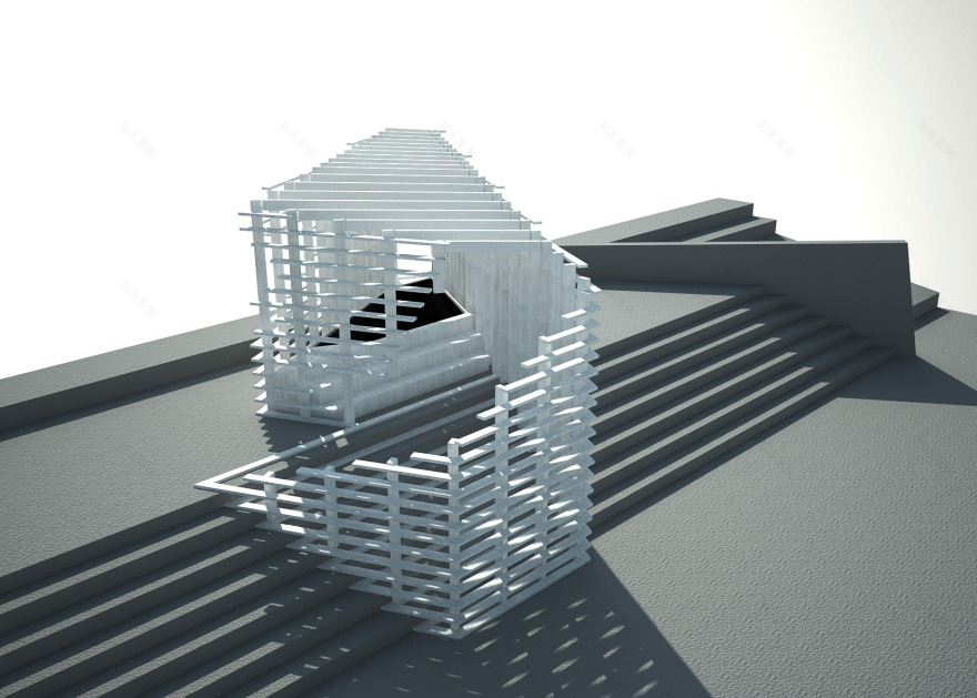 纸船唤起童年记忆,法国 Origamic 展厅设计展现地中海风情-15