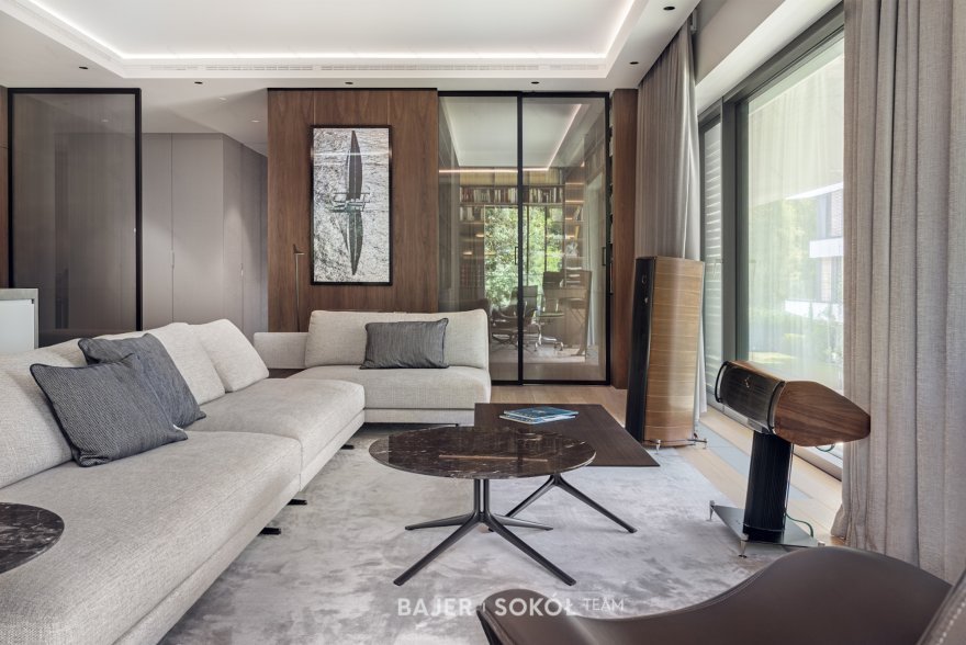 Warsaw 中心公园公寓——自然木石之美-5