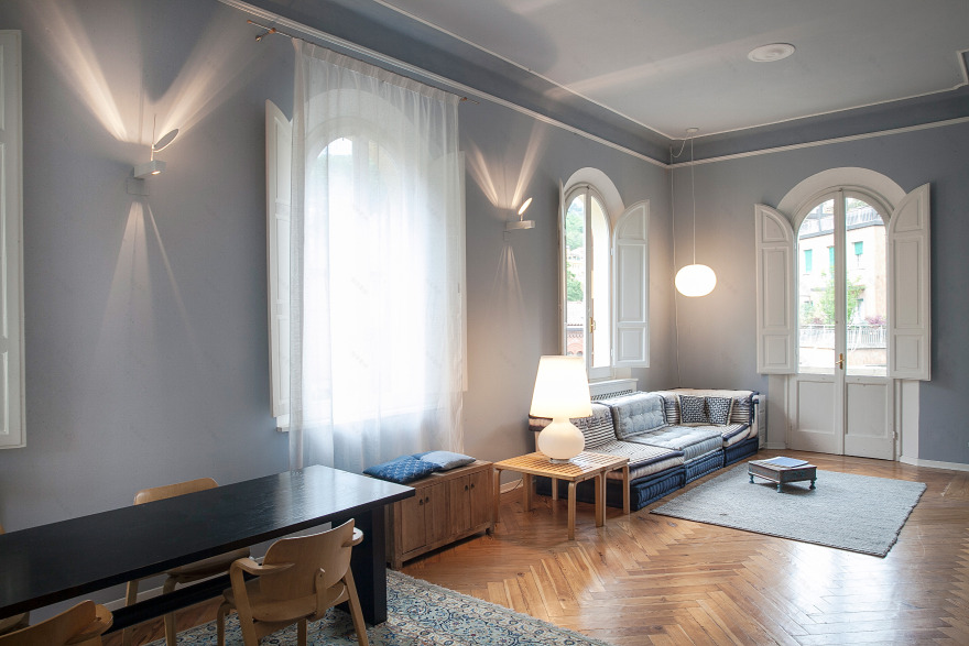 复古色彩的别墅空间 | Casa CH 的室内设计-4