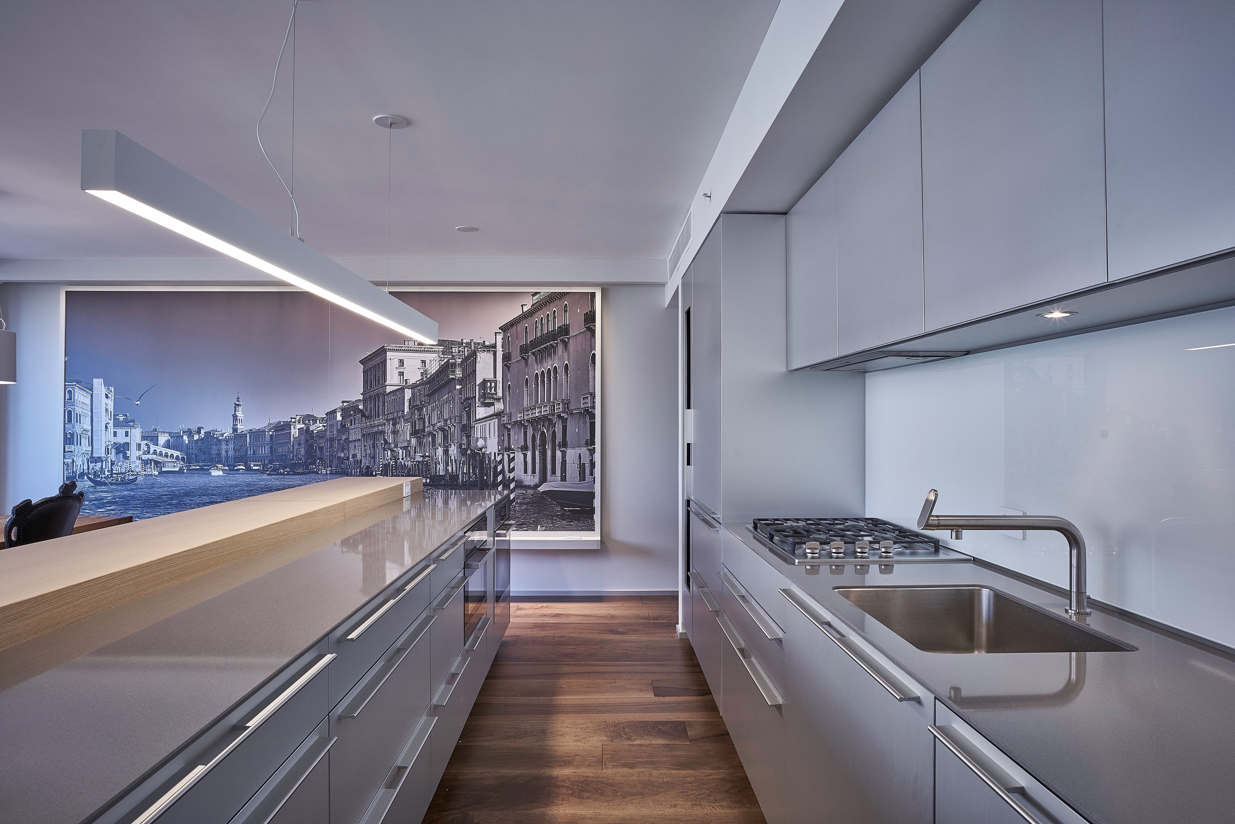 纽约 Warren Street 顶层公寓的精致室内设计-16