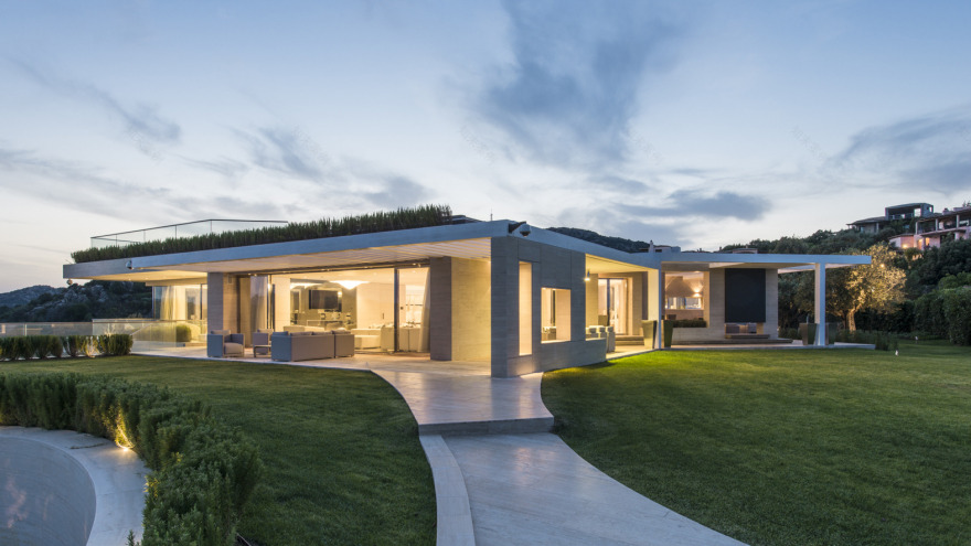 风之岬的现代豪华别墅-3