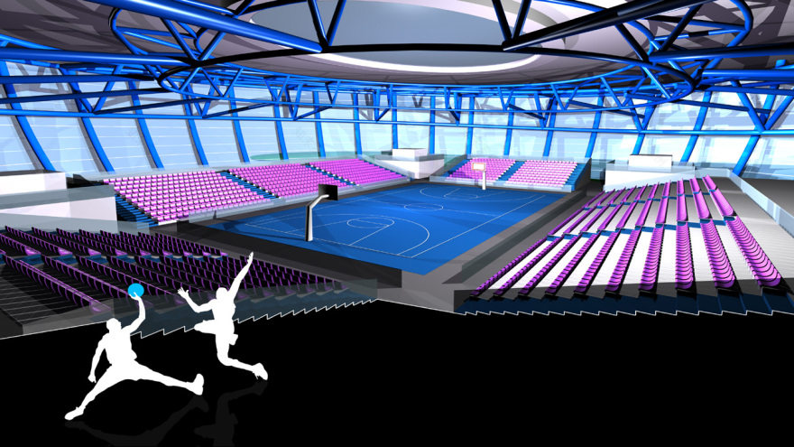 沙漠之花—— Giancarlo Zema 设计的多功能运动中心-6