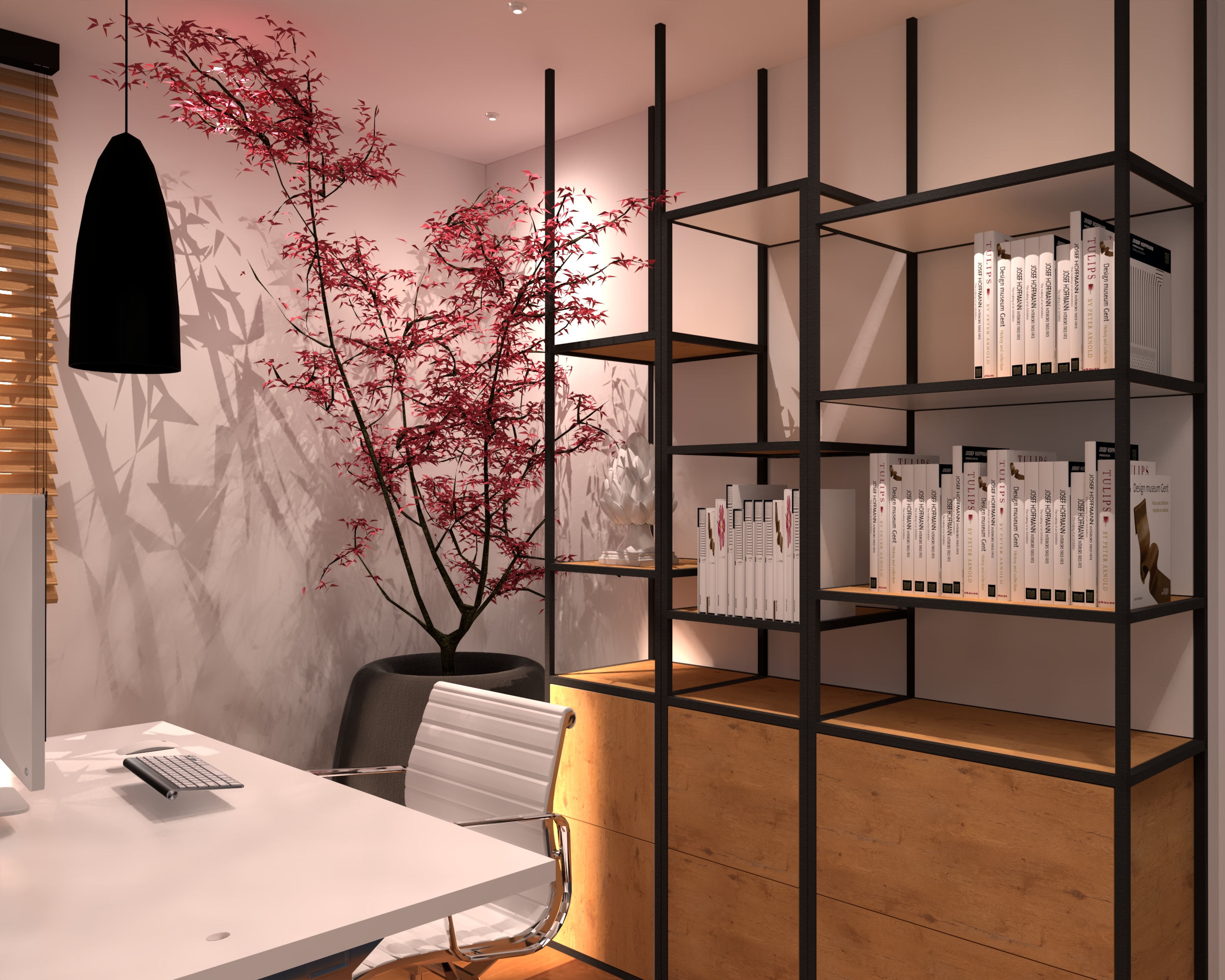 双面魅力 · 家居办公空间设计-3