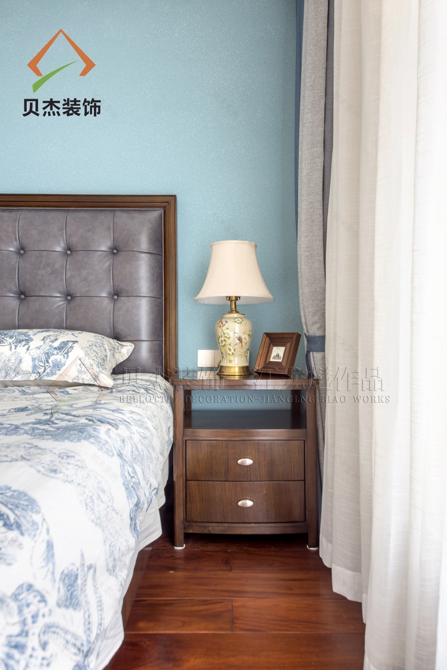 蓝山 110M2 美式风格家居设计-35