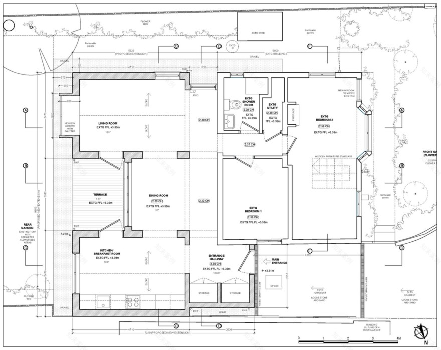 Camber Sands 家庭住宅扩建,绿色环保设计提升居住品质-1