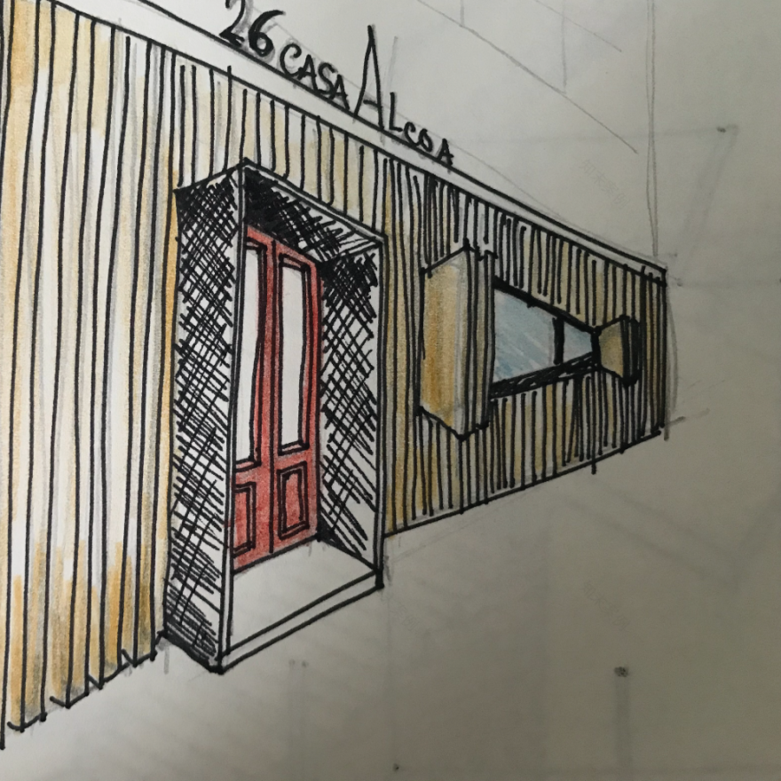 葡萄牙历史中心住宅翻新,木质阶梯成亮点-26