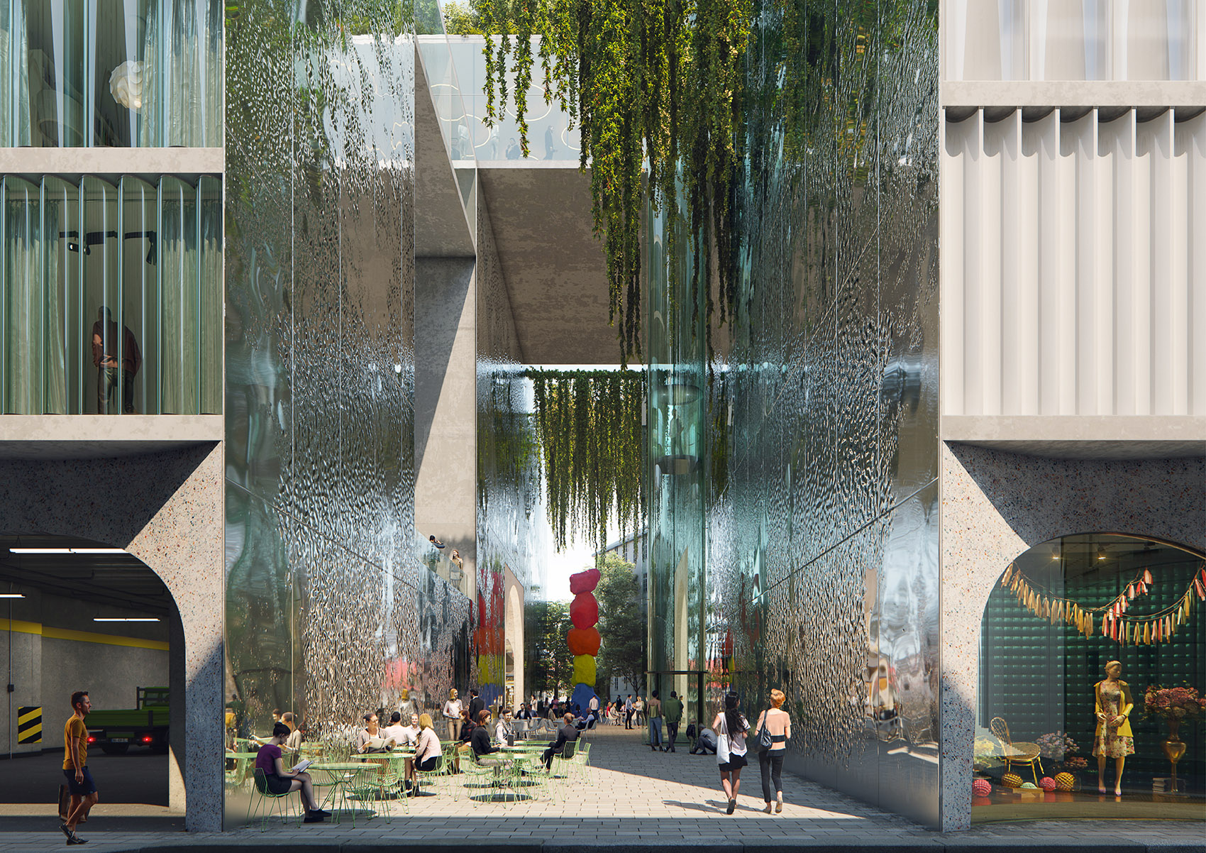 OMA事务所赢得维也纳Kadewe商场设计竞赛/融入周边环境，构建城市新兴综合体-30