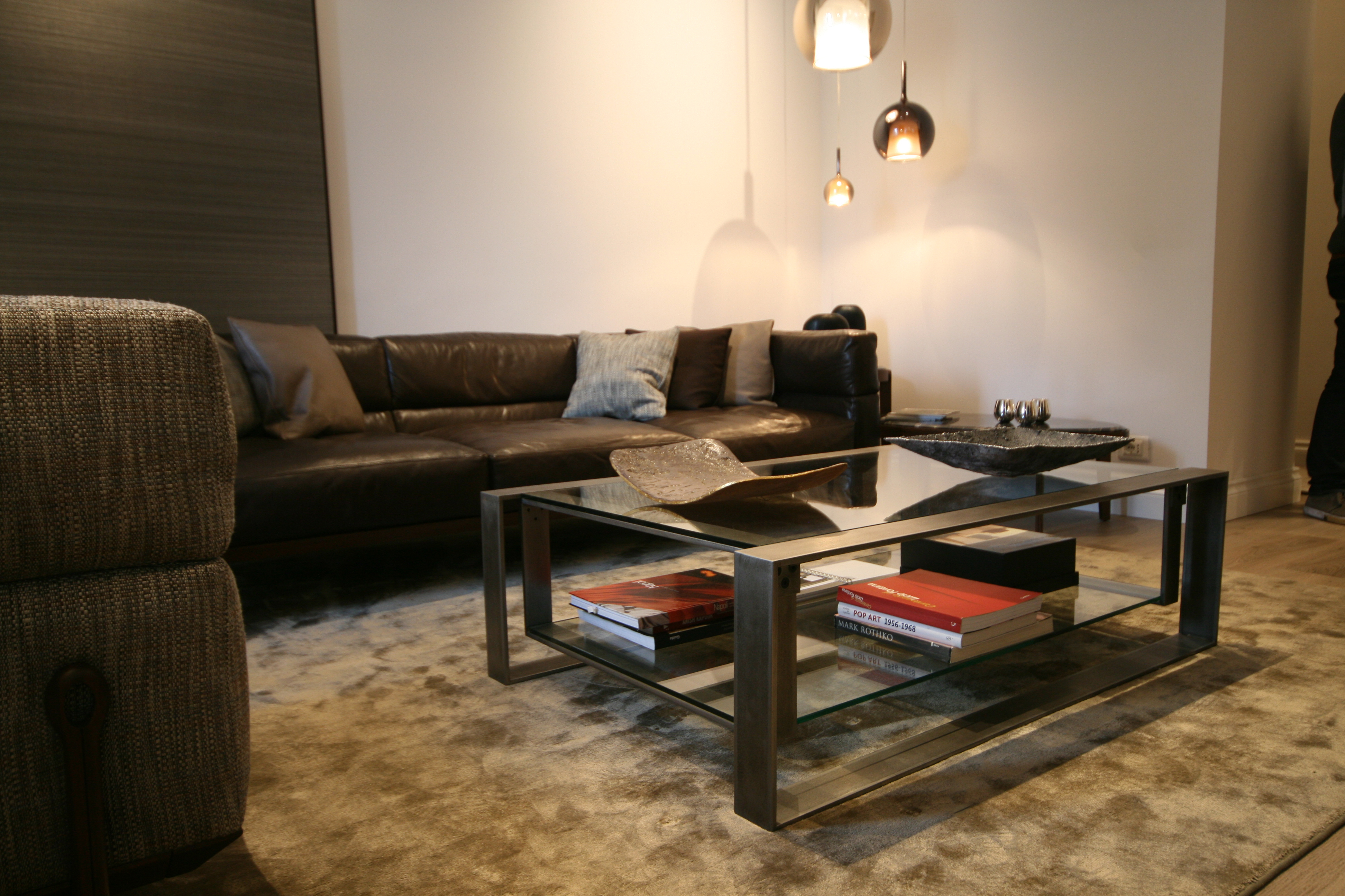 双人工作台定制设计，现代简约风格-1