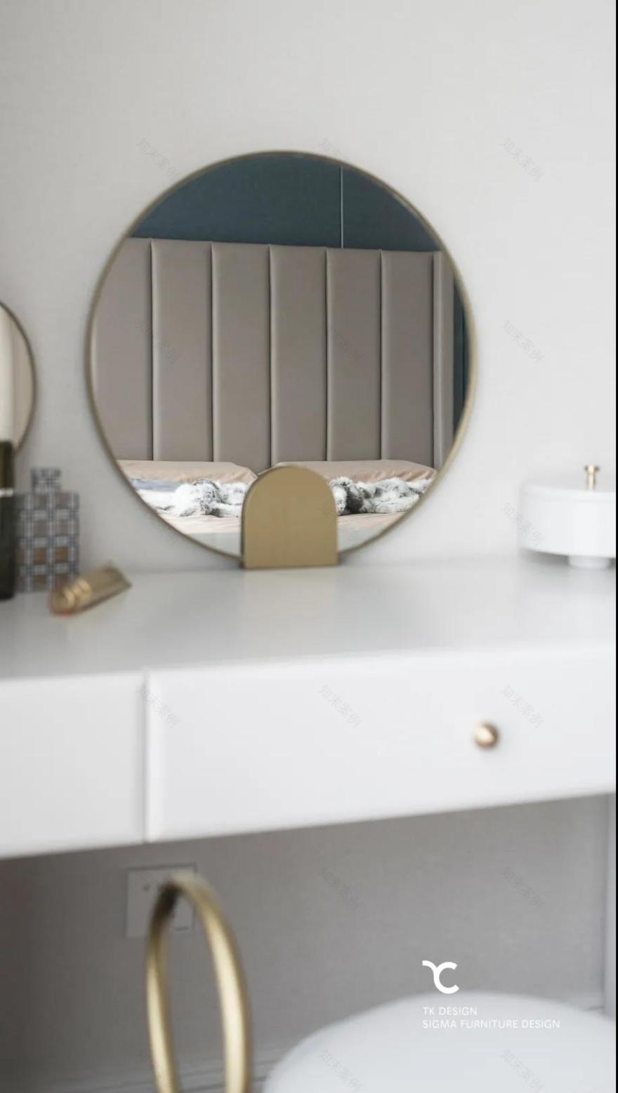 杭州 190m2 现代轻奢平层之家,以克莱因蓝加莫奈灰诠释温柔优雅-49