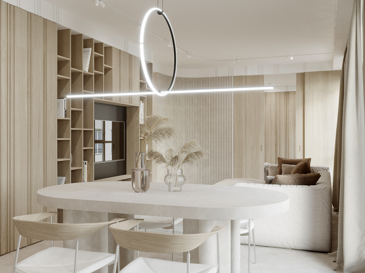 2020 年立陶宛 Poppy 公寓 | 软装饰的视觉盛宴-4