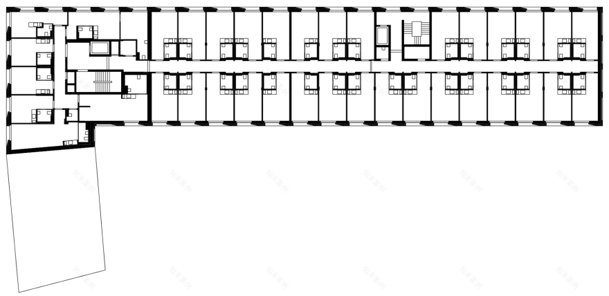 汉诺威 HAINBASE 学生公寓丨德国汉诺威丨Max Dudler-41