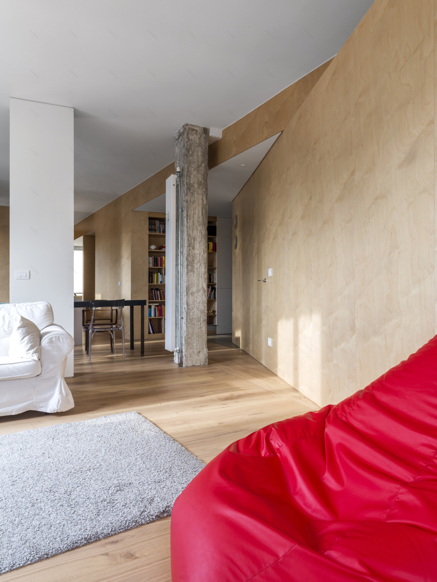 意式轻盈木质气球框架公寓-17