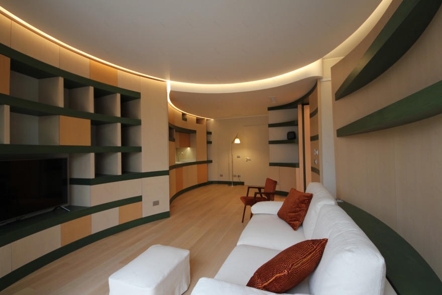 弧形家居设计丨Gian Biagio Cighetti-0