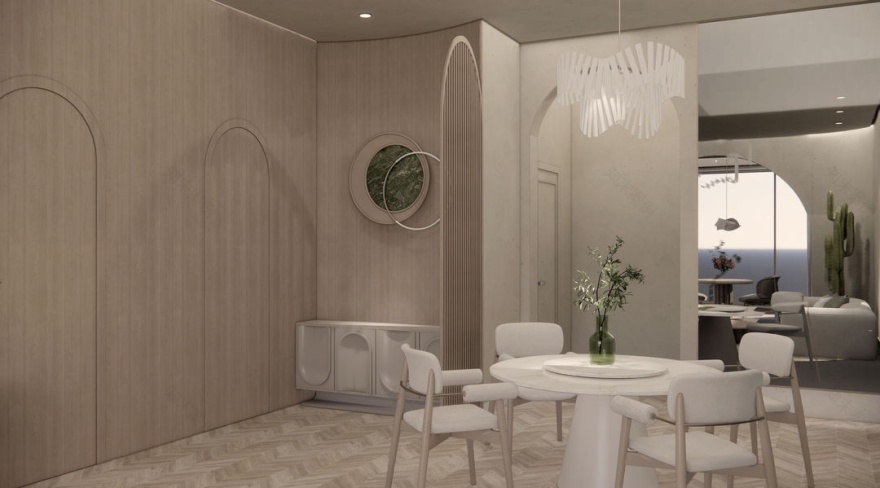 沙漠中的绿洲 鸣沙山月牙泉室内设计-22