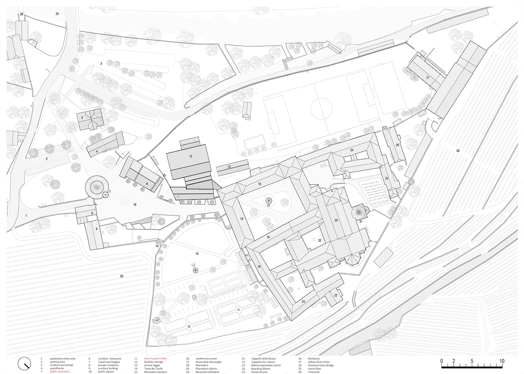 诺瓦塞拉修道院博物馆扩建项目丨意大利丨MoDusArchitects-80