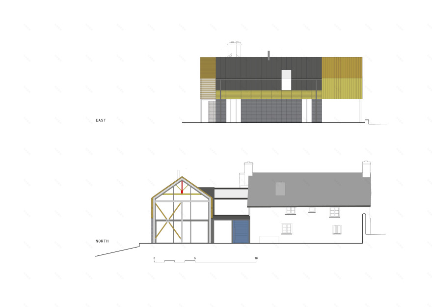二战遗留问题成就的现代宜居空间——英国 Batelease Farm 别墅建筑-27