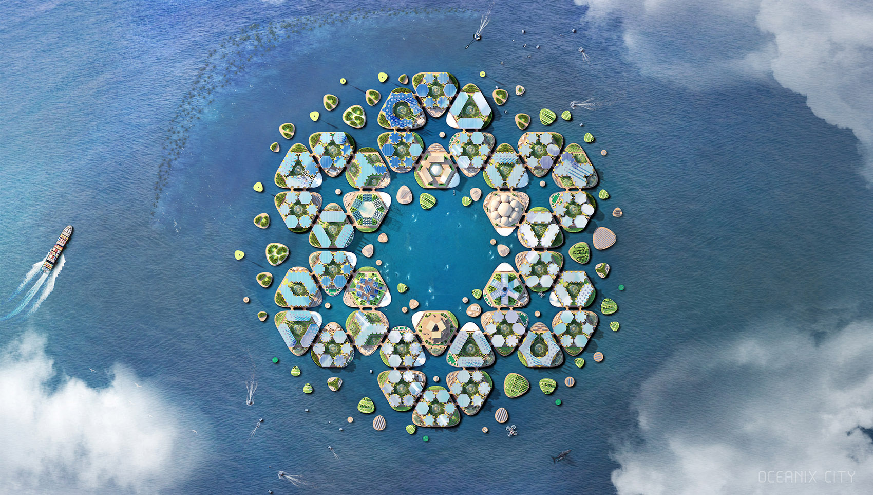 “Oceanix City”漂浮城市/全球第一个弹性化的、可持续发展的漂浮社区-15