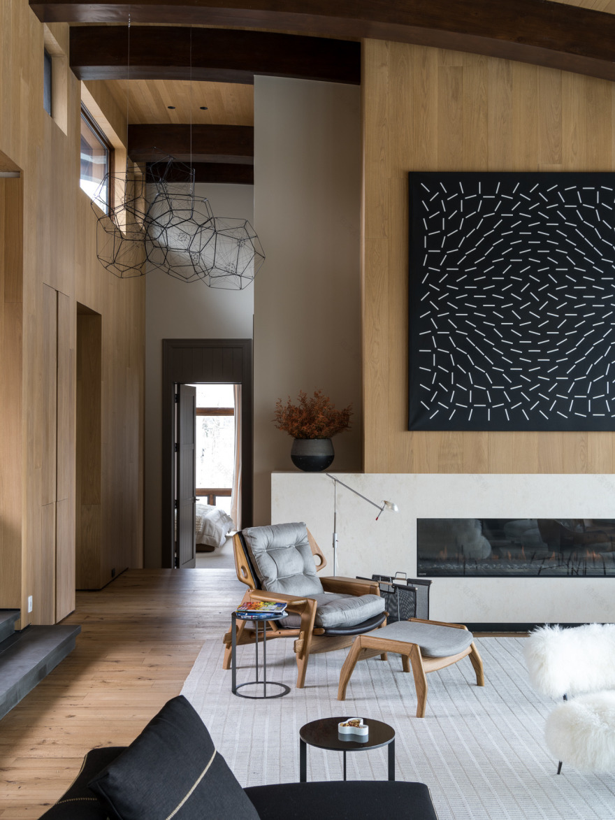 巴西 Patricia Martinez 打造 Aspen Snowmass 家庭别墅,自然有机风格温馨实用-3