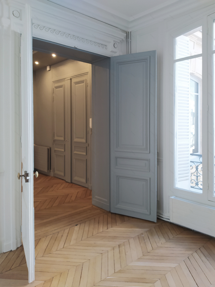 巴黎高端公寓翻新记 | 优化空间,提升品质-1