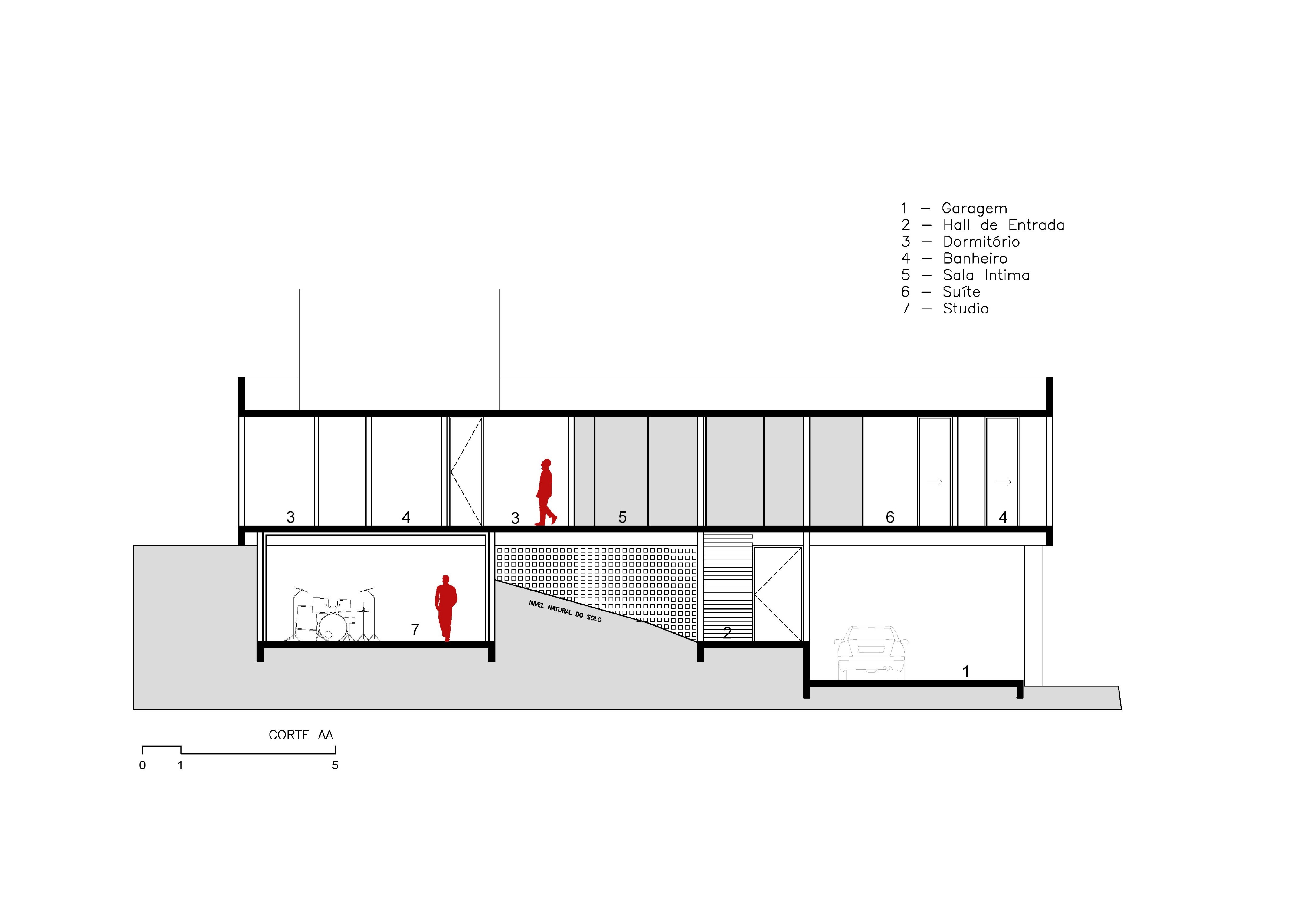 斜坡上的现代别墅 | Casa FY-30