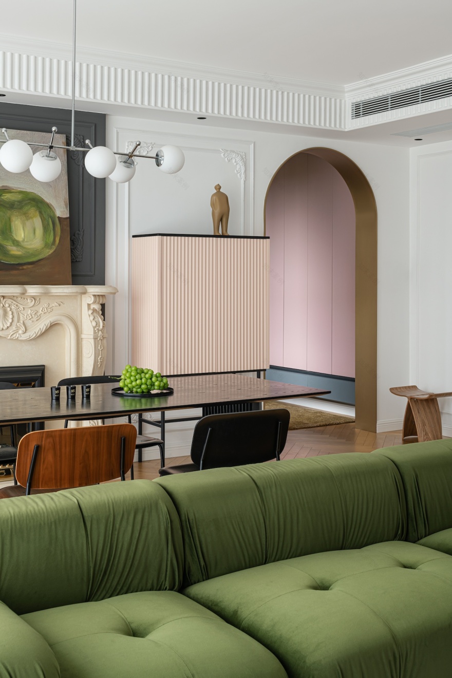 治愈系简法式风格住宅设计丨中国成都丨观白设计-40