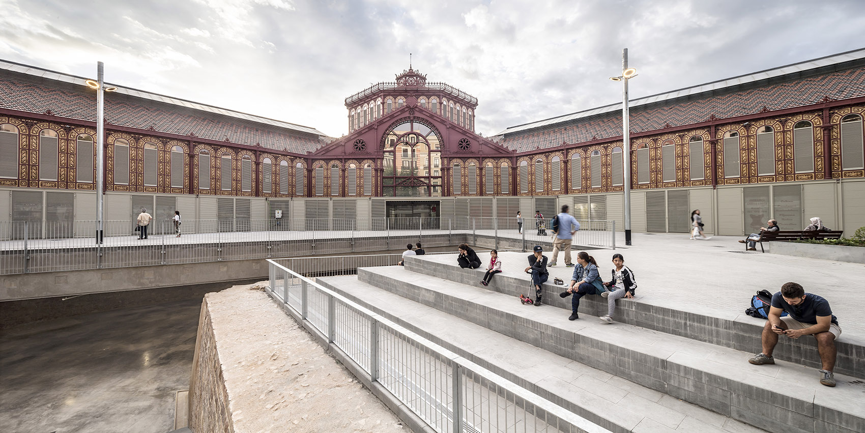圣安东尼市场翻新项目，巴塞罗那/保留周日市场，增加公共活动空间-14