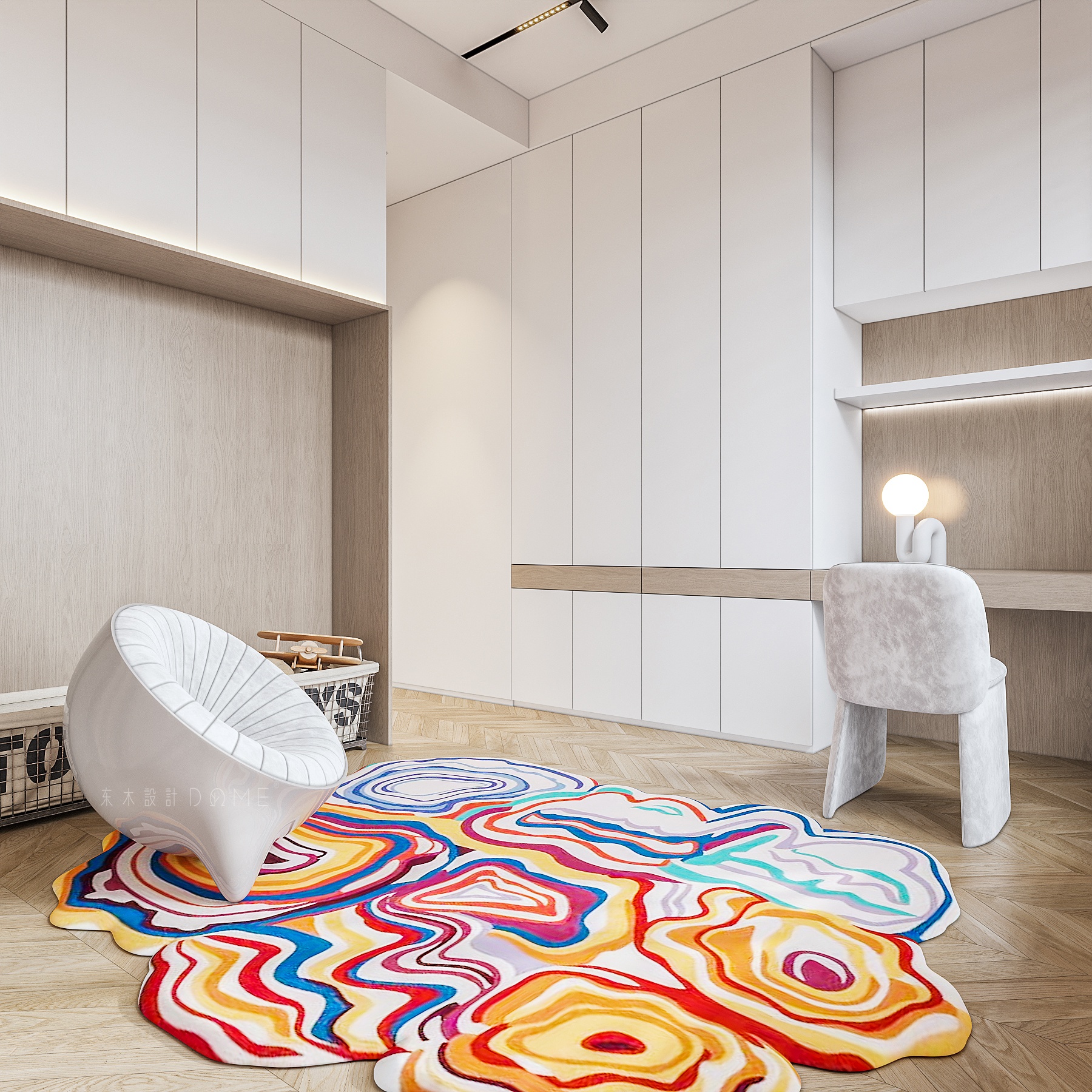 现代平层设计丨东木设计-17