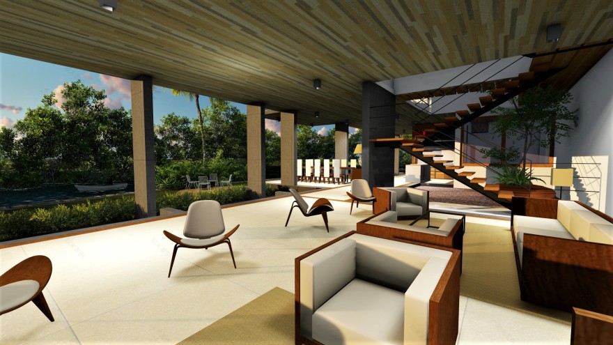 斯里兰卡 Balapitiya 河畔别墅设计-13