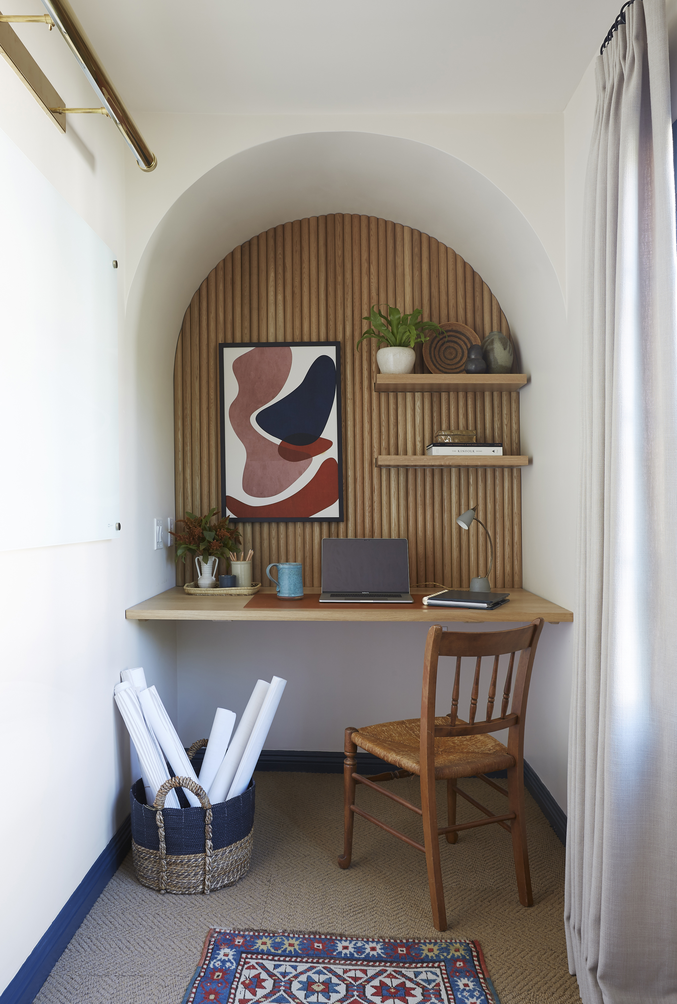 洛杉矶 17 平米迷你办公室的惊艳蜕变-0