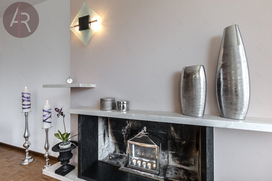 瑞士卢加诺别墅简约优雅的黑白空间-2