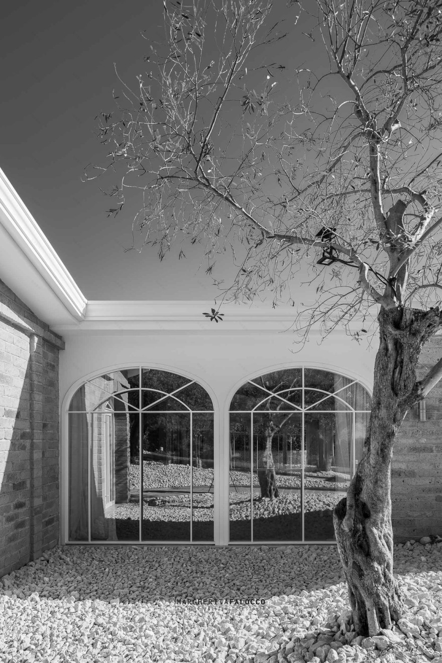 意大利绿色庄园的复古室内设计-0