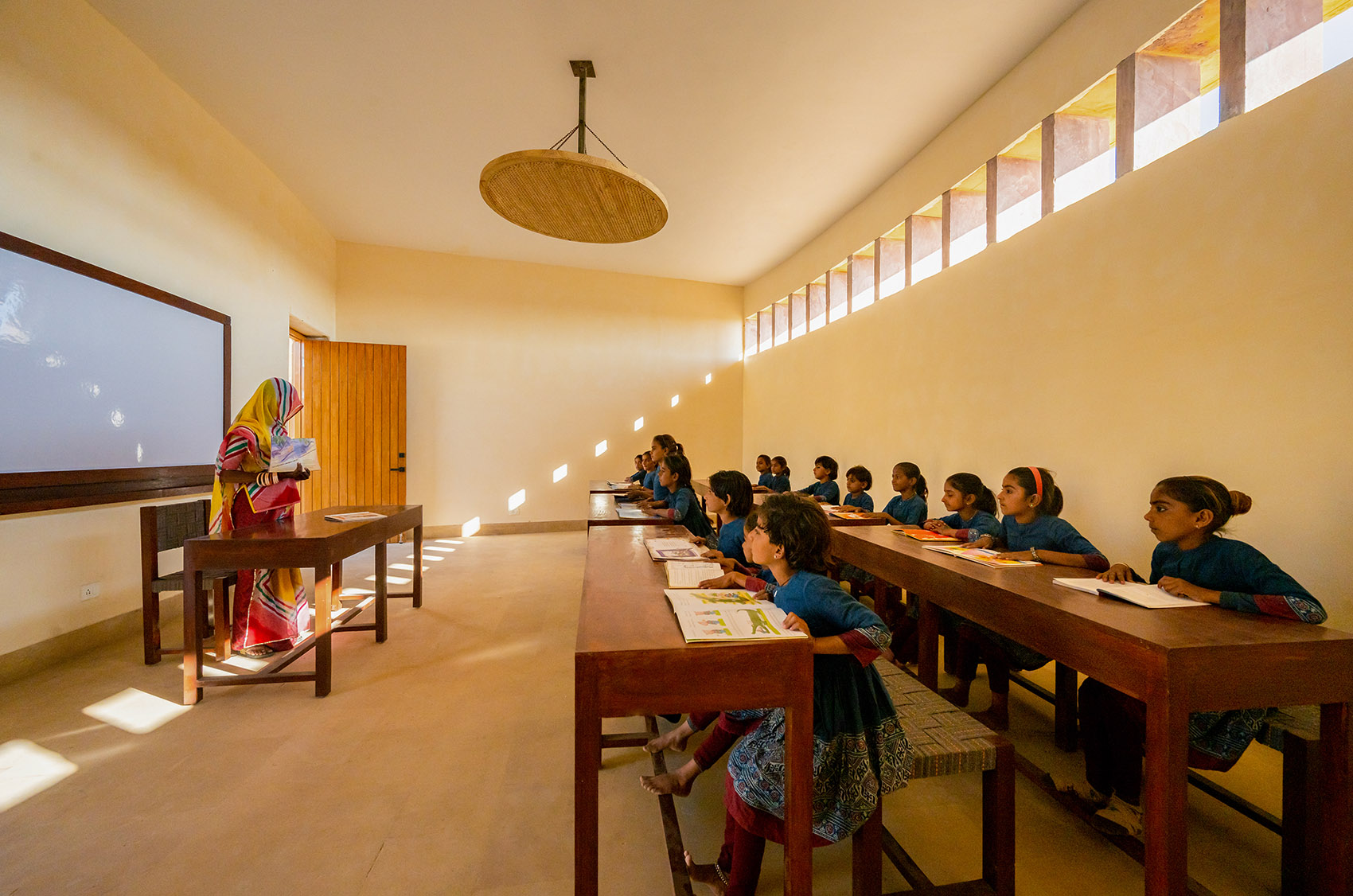Rajkumari Ratnavatinv女子学校，印度/沙漠中的灯塔-36
