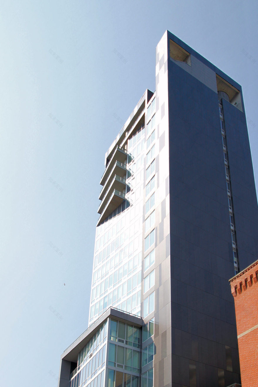 纽约高层玻璃混凝土模块化办公室-1