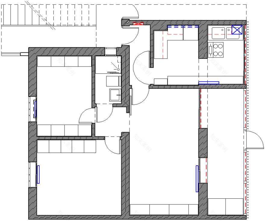 马德里市中心 40 平米温馨公寓 | 花园与城市生活的完美结合-16
