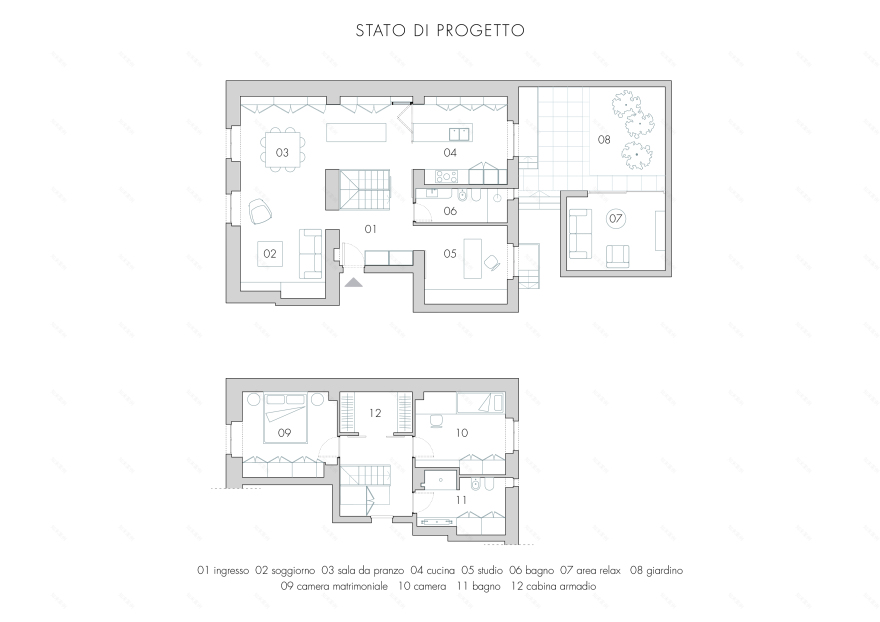 双层空间翻转,复古风私人住宅设计-28