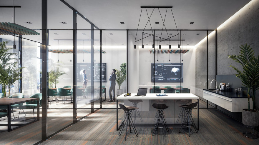 G Hub Residence // 3D Architectural Animation丨办公建筑丨Summyt Office // 3D Visualization-6