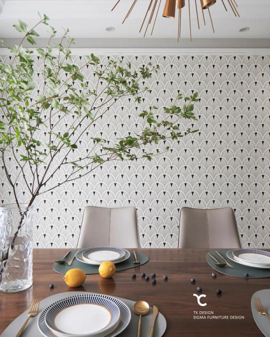 杭州 190m2 现代轻奢平层之家,以克莱因蓝加莫奈灰诠释温柔优雅-40