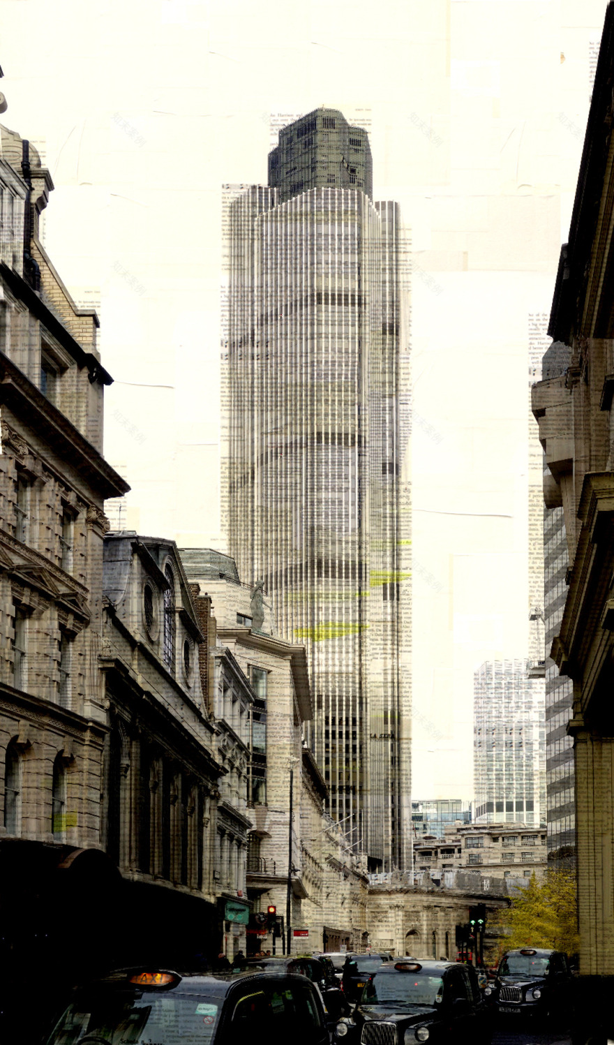 伦敦经典与现代建筑的视觉对话-26